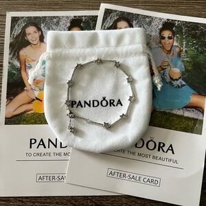 Pandora celestial stars charms bracelet